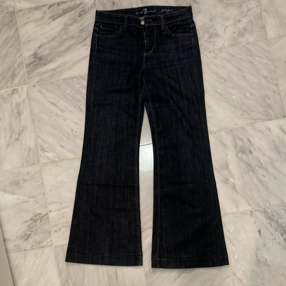 7 for all Mankind. EUC. Like new. Ginger Jean with flared hem
